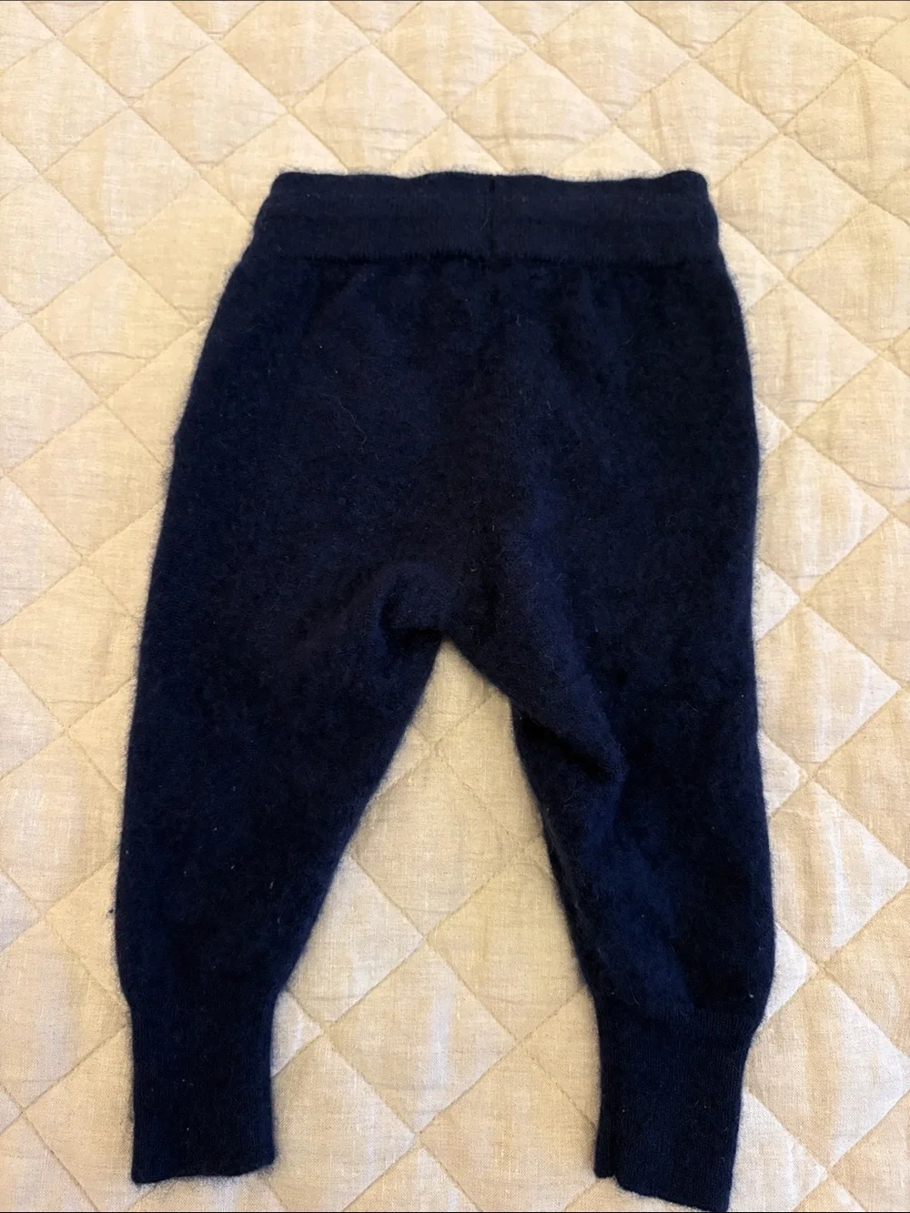 Quince 100% Cashmere Navy Crewneck Sweater Set (6-9M)